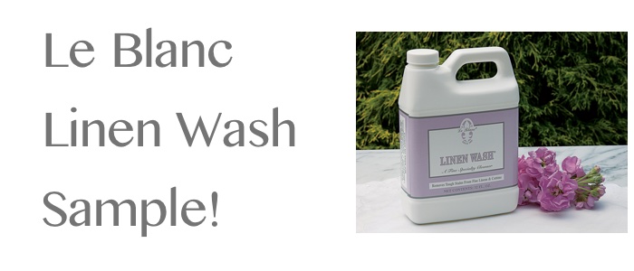 LeBlanc Linen Wash Sample